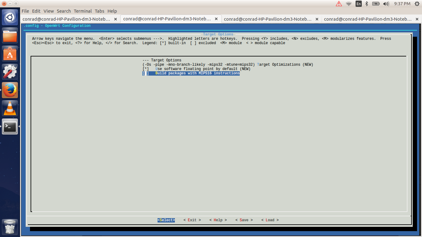 make menuconfig toggle build packages with mips16 instructions off