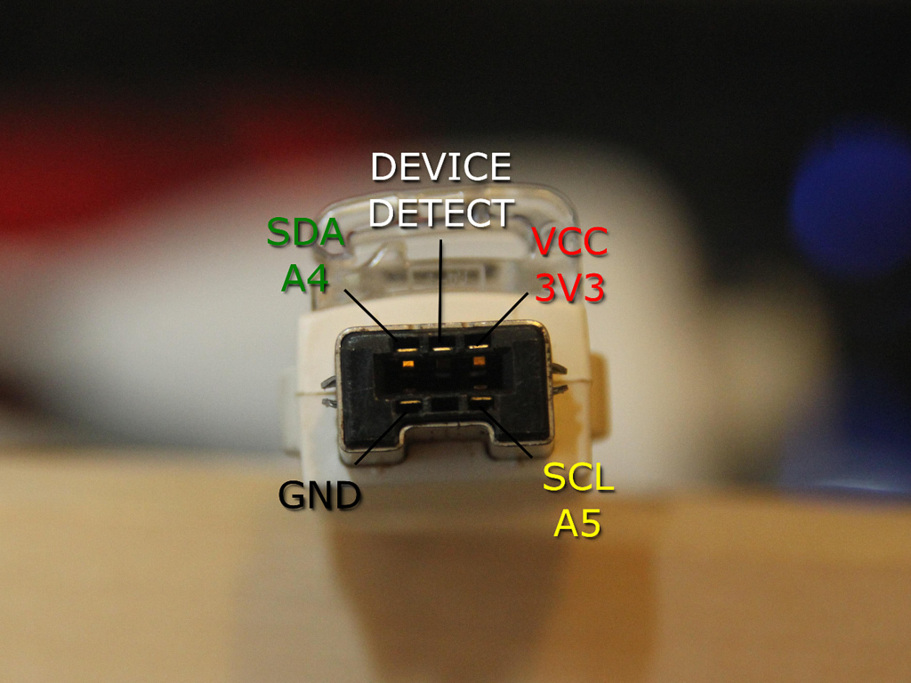 nunchuck connector pins